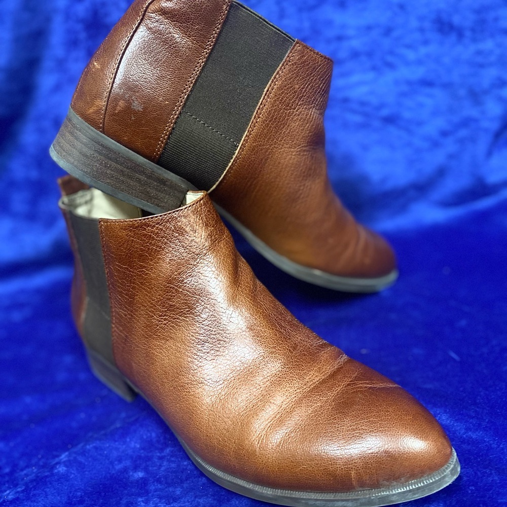 Nine West Nolynn Brown Leather Boots